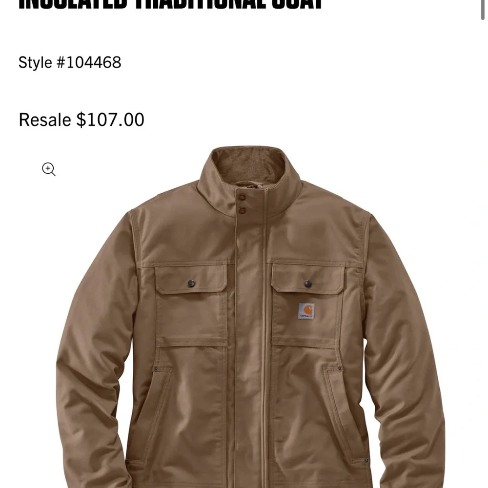 Carhartt Full Swing Relaxed Mens MEDIUM 3M insulated tech coat jacket NEW NWT - Picture 16 of 16